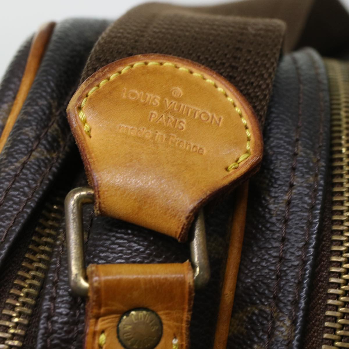 LOUIS VUITTON Monogram Reporter PM Shoulder Bag M45254 LV 45218