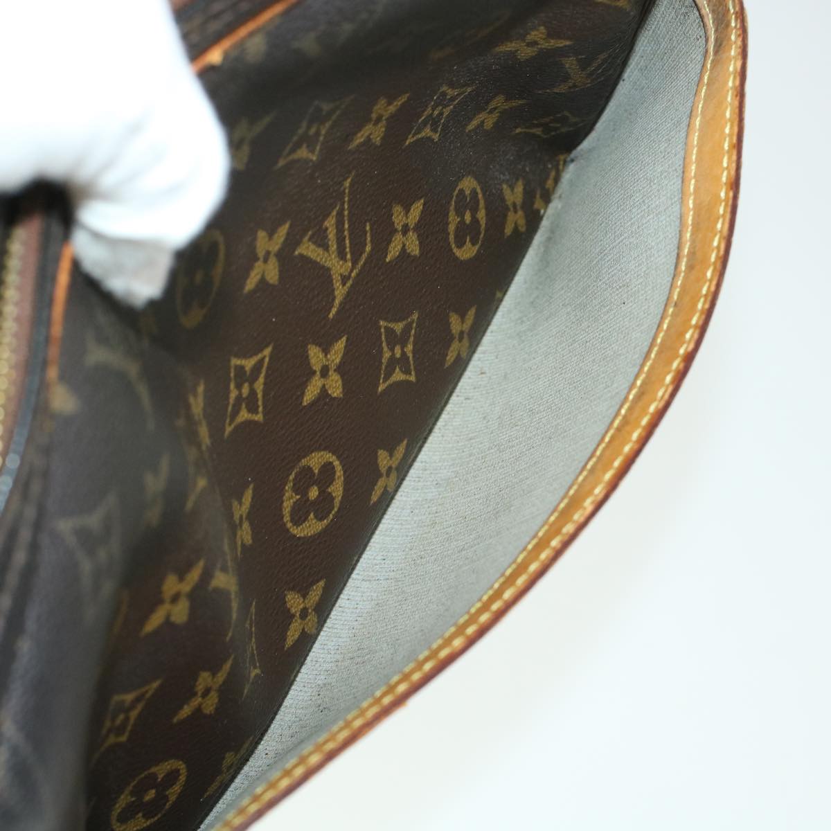 LOUIS VUITTON Monogram Reporter PM Shoulder Bag M45254 LV 45218