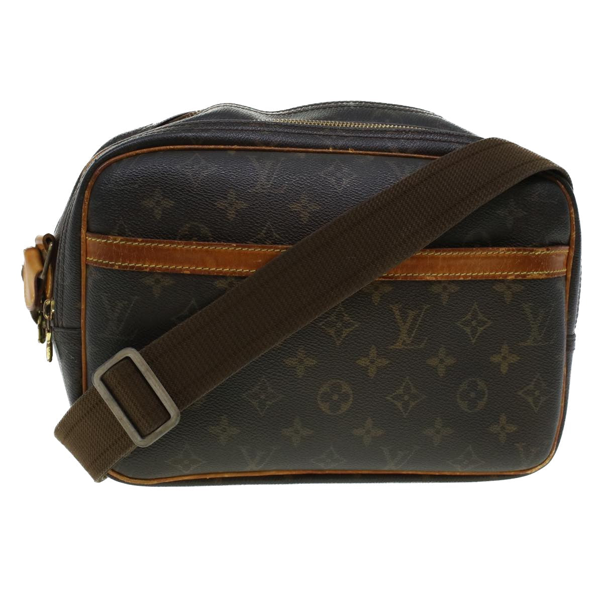 LOUIS VUITTON Monogram Reporter PM Shoulder Bag M45254 LV 45218