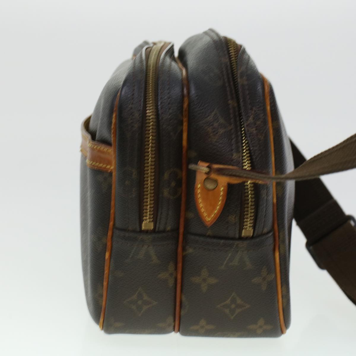 LOUIS VUITTON Monogram Reporter PM Shoulder Bag M45254 LV 45218