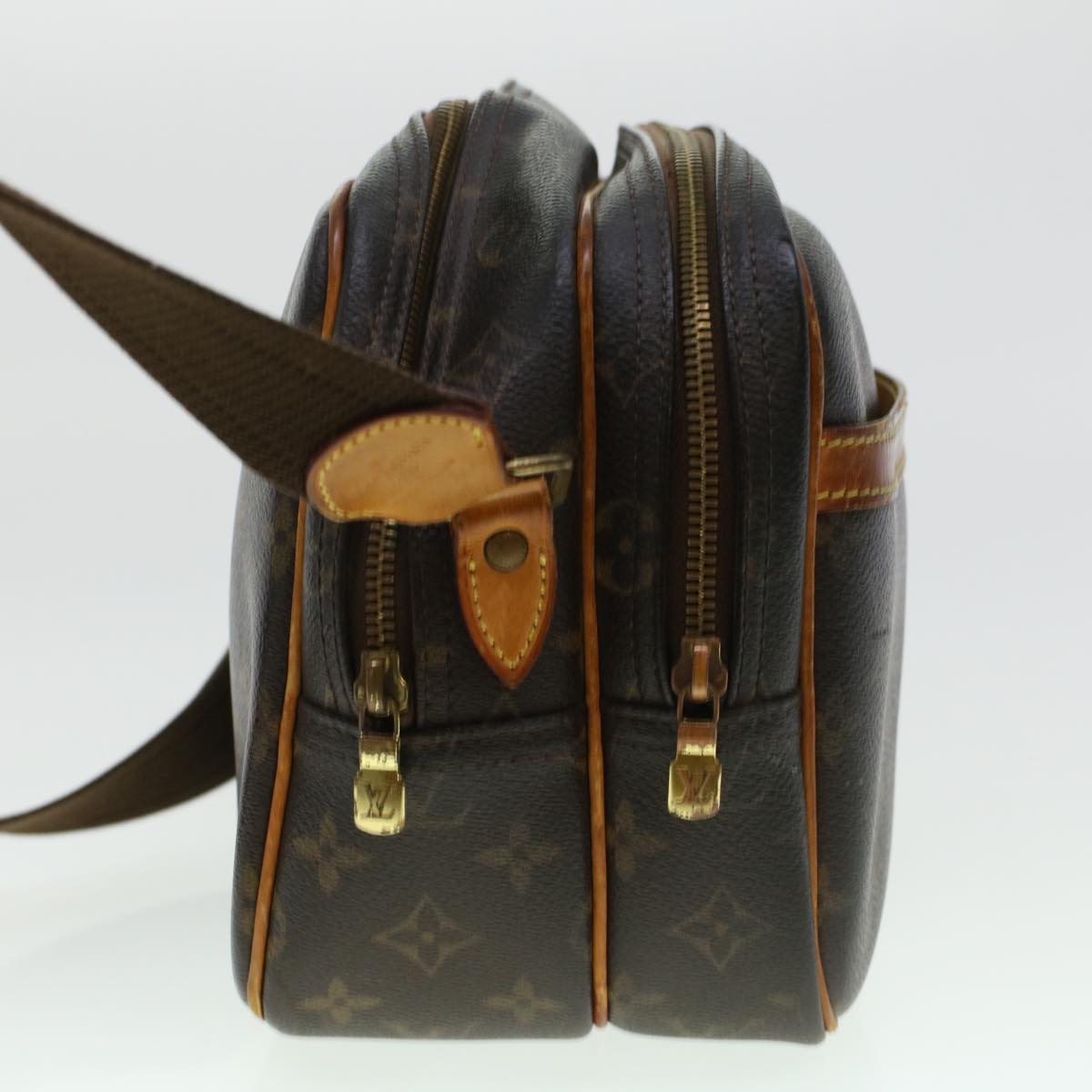 LOUIS VUITTON Monogram Reporter PM Shoulder Bag M45254 LV 45218