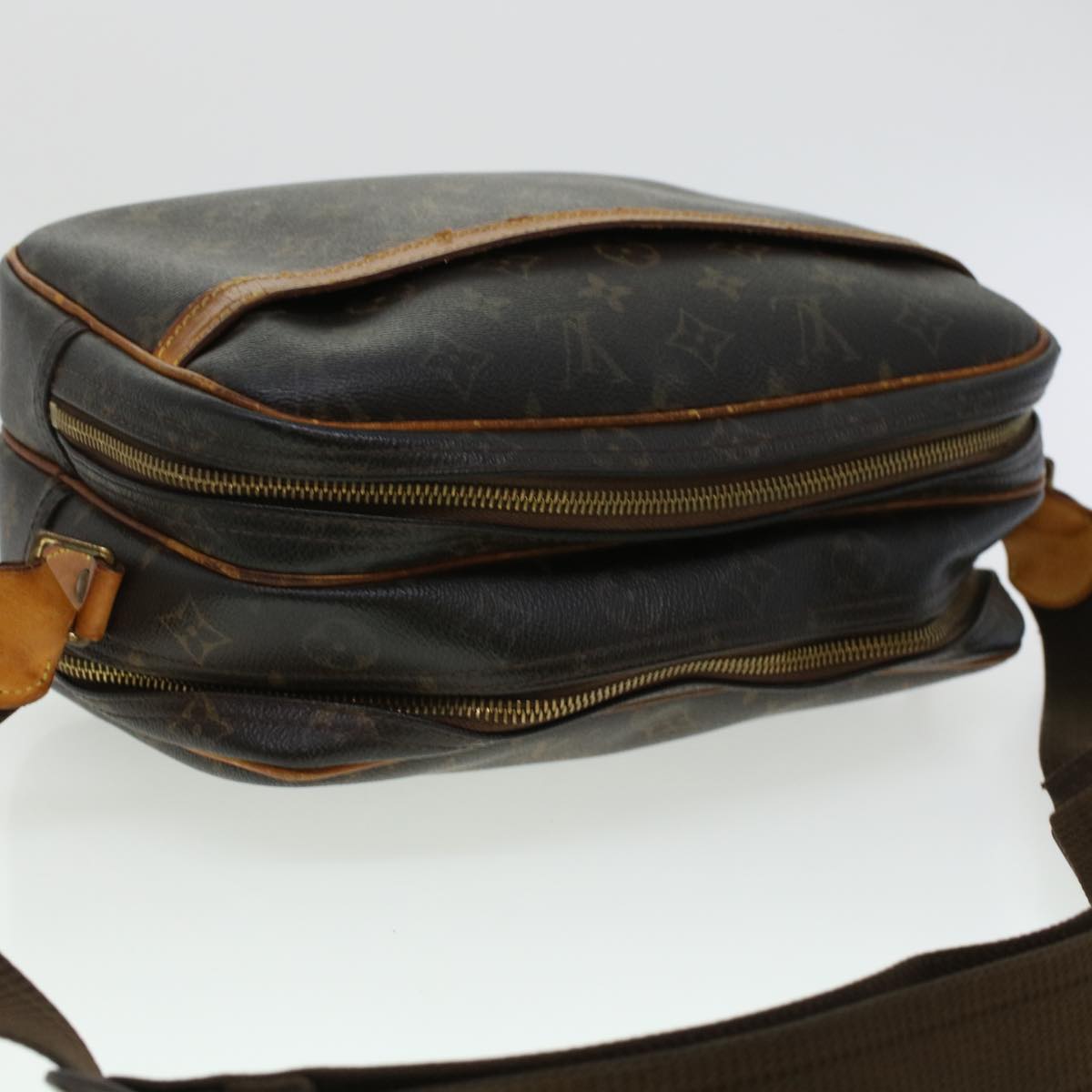 LOUIS VUITTON Monogram Reporter PM Shoulder Bag M45254 LV 45218