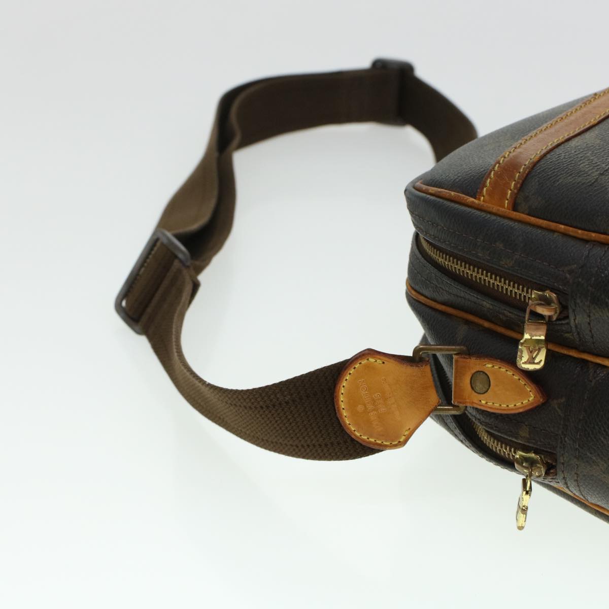 LOUIS VUITTON Monogram Reporter PM Shoulder Bag M45254 LV 45218