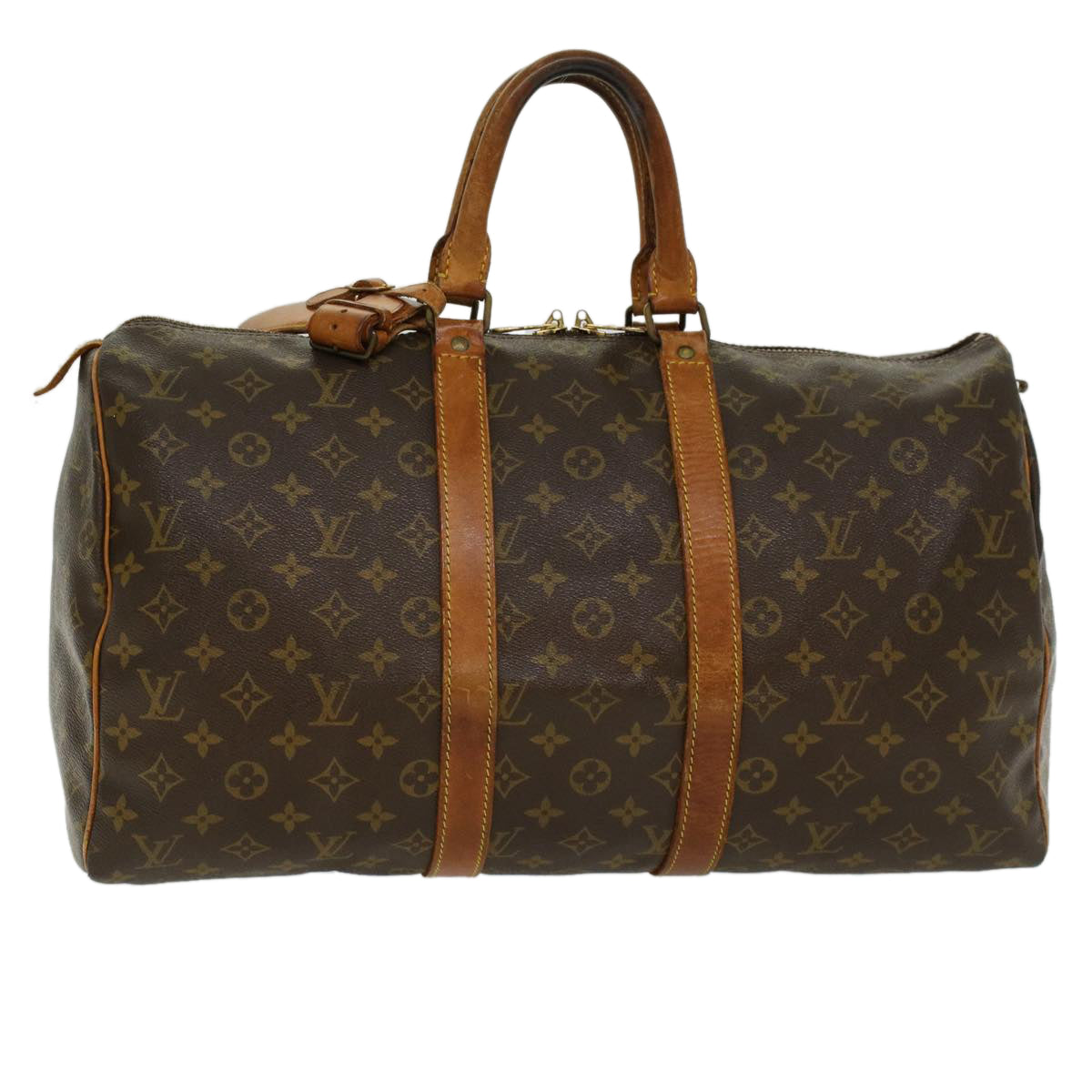 LOUIS VUITTON Monogram Keepall 45 Boston Bag Vintage M41428 LV 45224