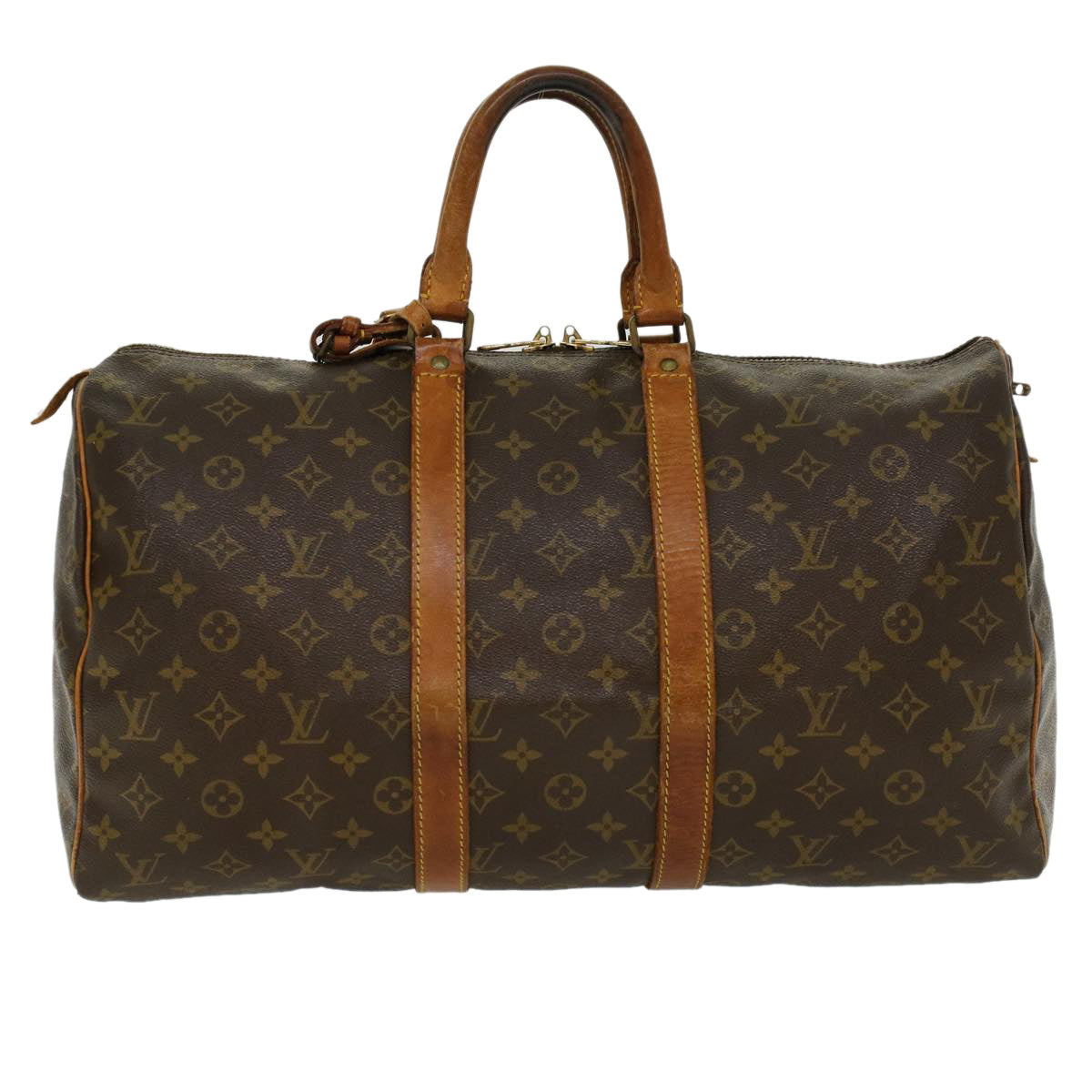 LOUIS VUITTON Monogram Keepall 45 Boston Bag Vintage M41428 LV 45224