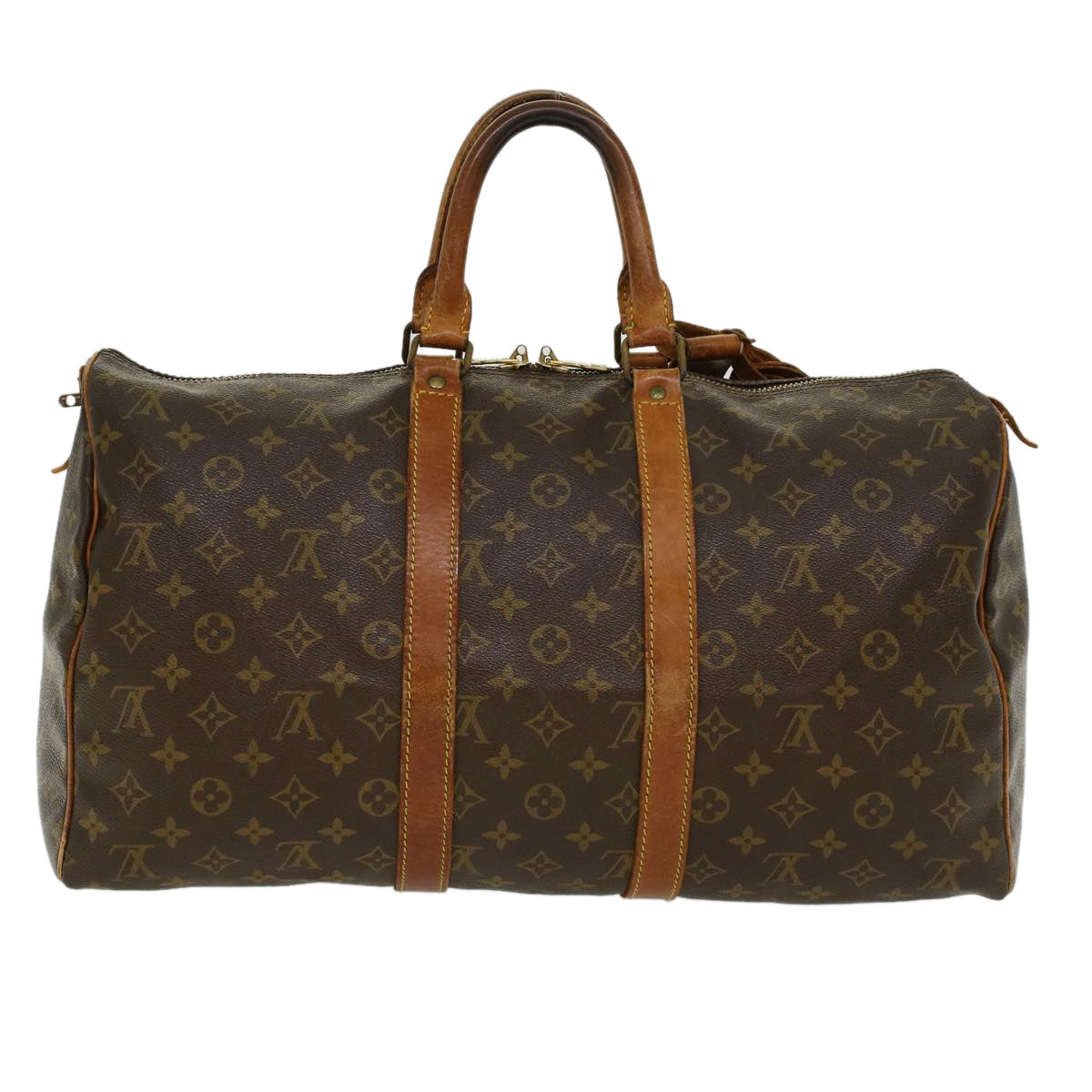 LOUIS VUITTON Monogram Keepall 45 Boston Bag Vintage M41428 LV 45224