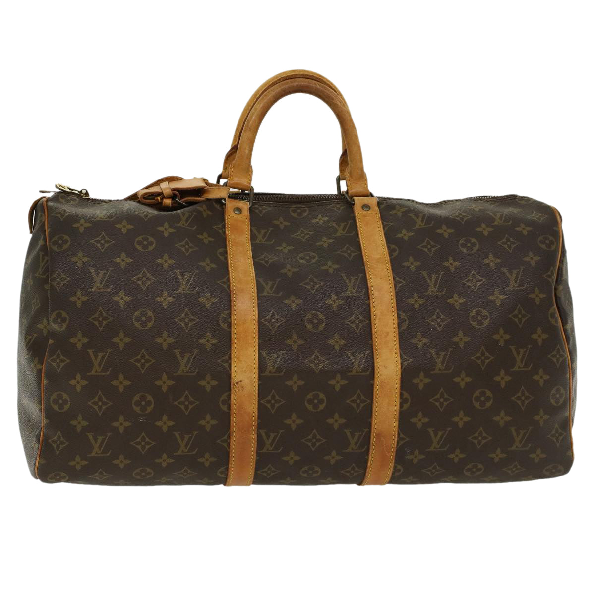 LOUIS VUITTON Monogram Keepall 50 Boston Bag M41426 LV 45225