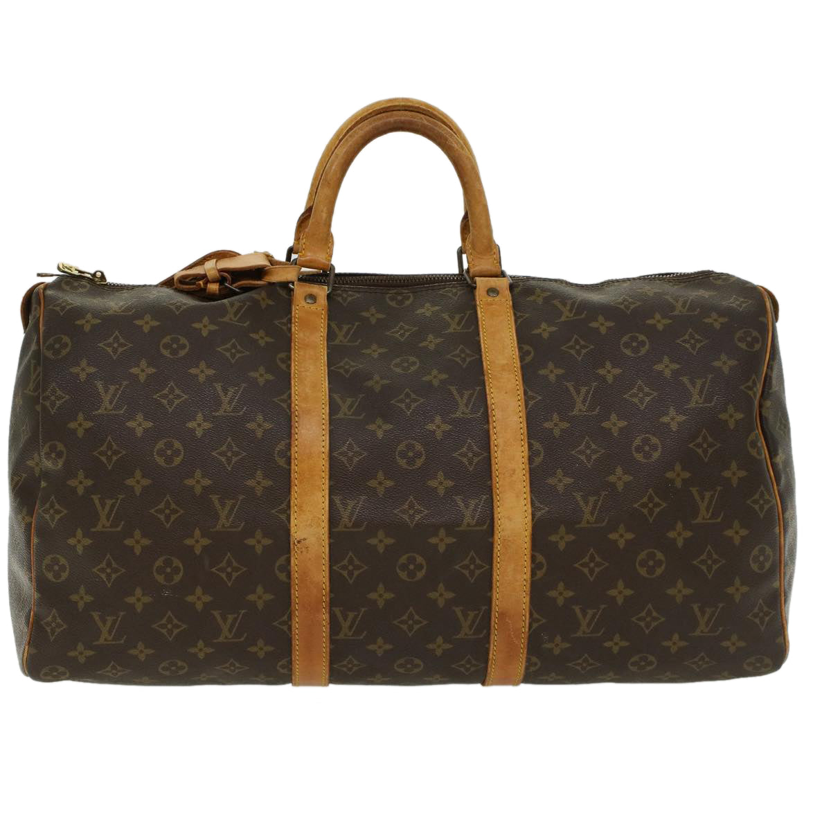 LOUIS VUITTON Monogram Keepall 50 Boston Bag M41426 LV 45225