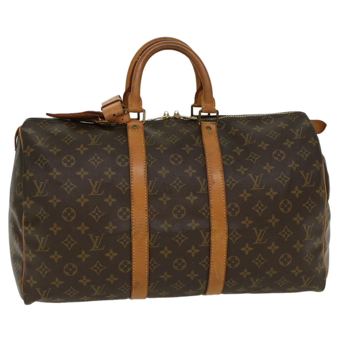 LOUIS VUITTON Monogram Keepall 45 Boston Bag M41428 LV 45226