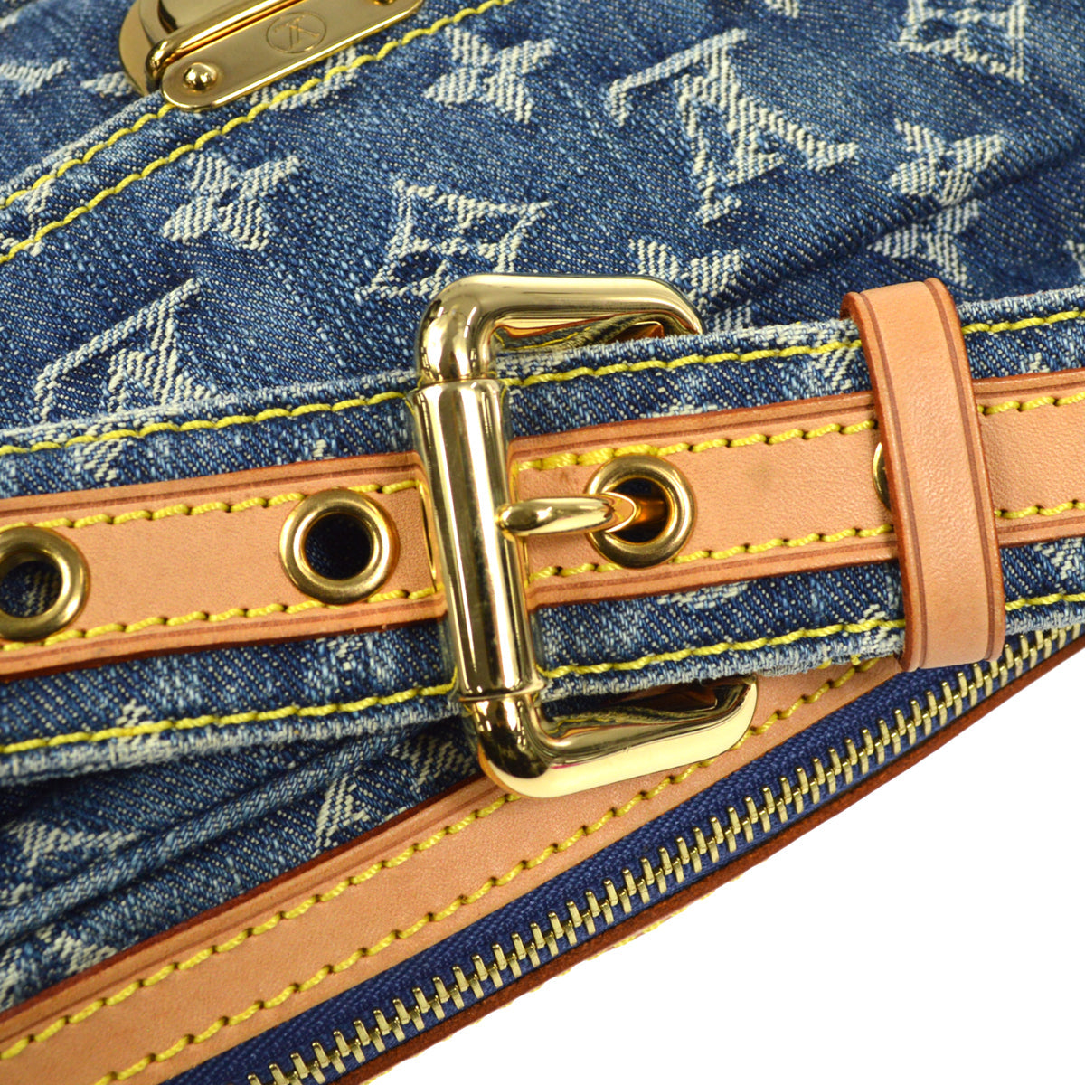 Louis Vuitton 2007 Monogram Denim Bum Bag M95347