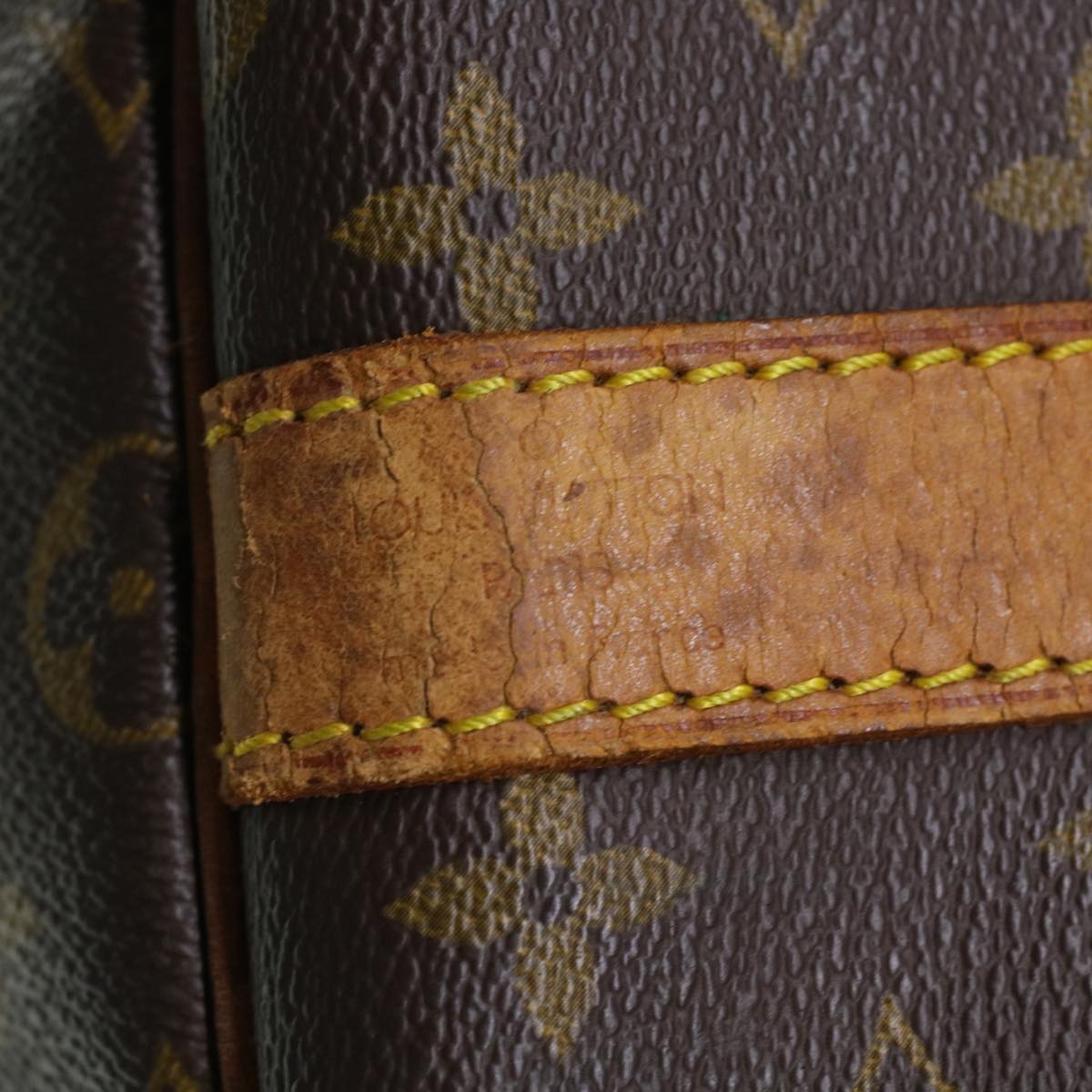 LOUIS VUITTON Monogram Keepall Bandouliere 55 Boston Bag M41414 LV 45230