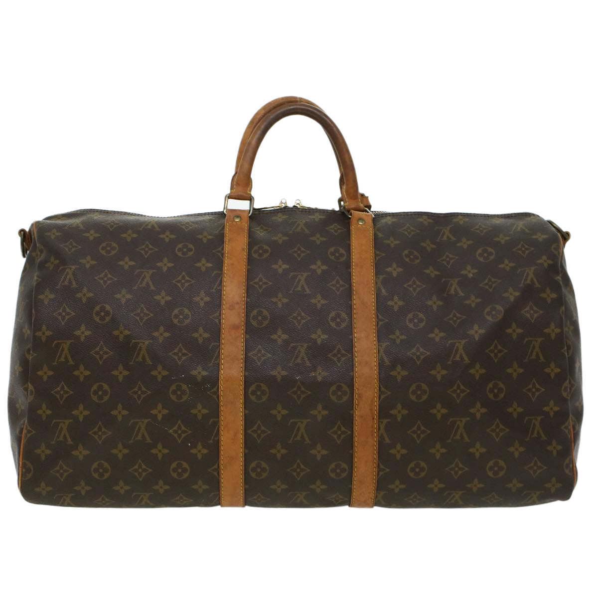 LOUIS VUITTON Monogram Keepall Bandouliere 55 Boston Bag M41414 LV 45230