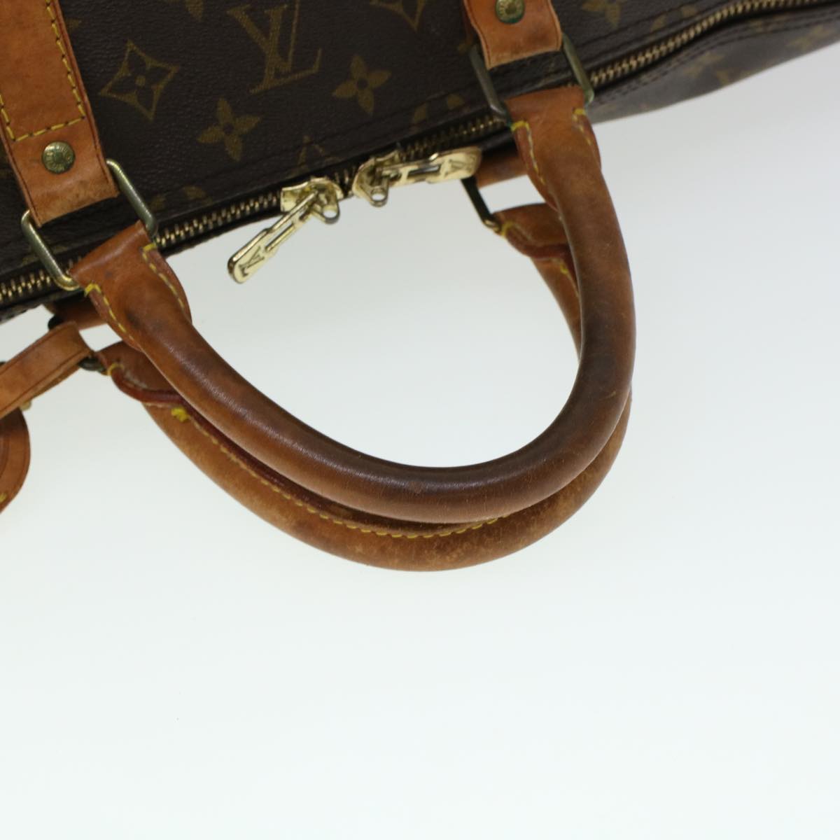 LOUIS VUITTON Monogram Keepall Bandouliere 55 Boston Bag M41414 LV 45230
