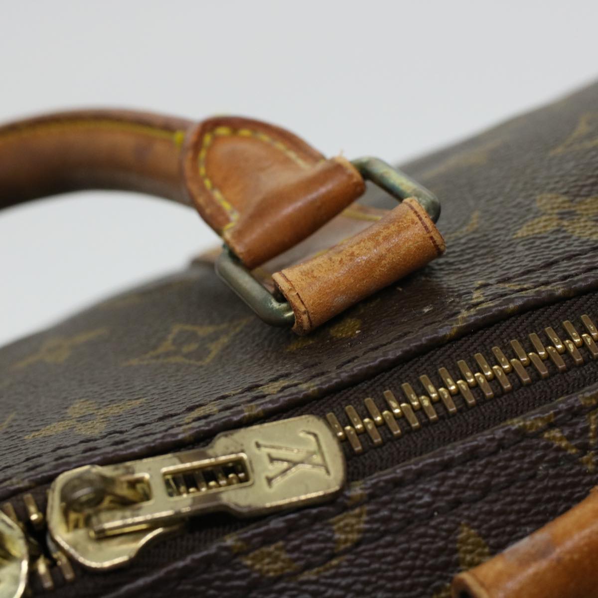 LOUIS VUITTON Monogram Keepall Bandouliere 55 Boston Bag M41414 LV 45230