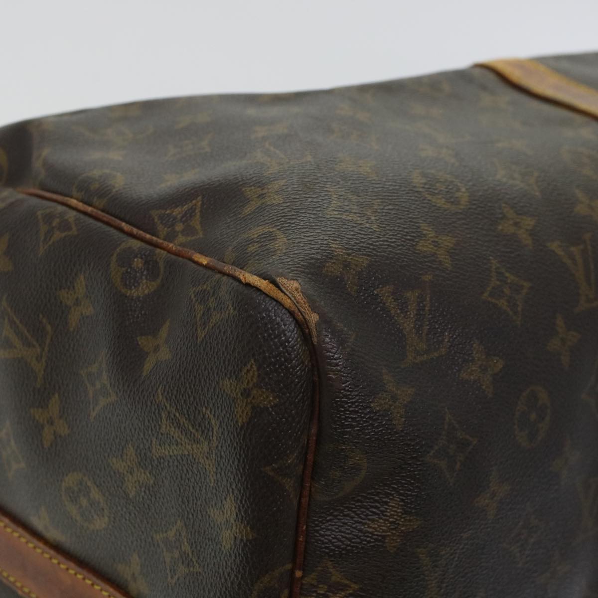 LOUIS VUITTON Monogram Keepall Bandouliere 55 Boston Bag M41414 LV 45231