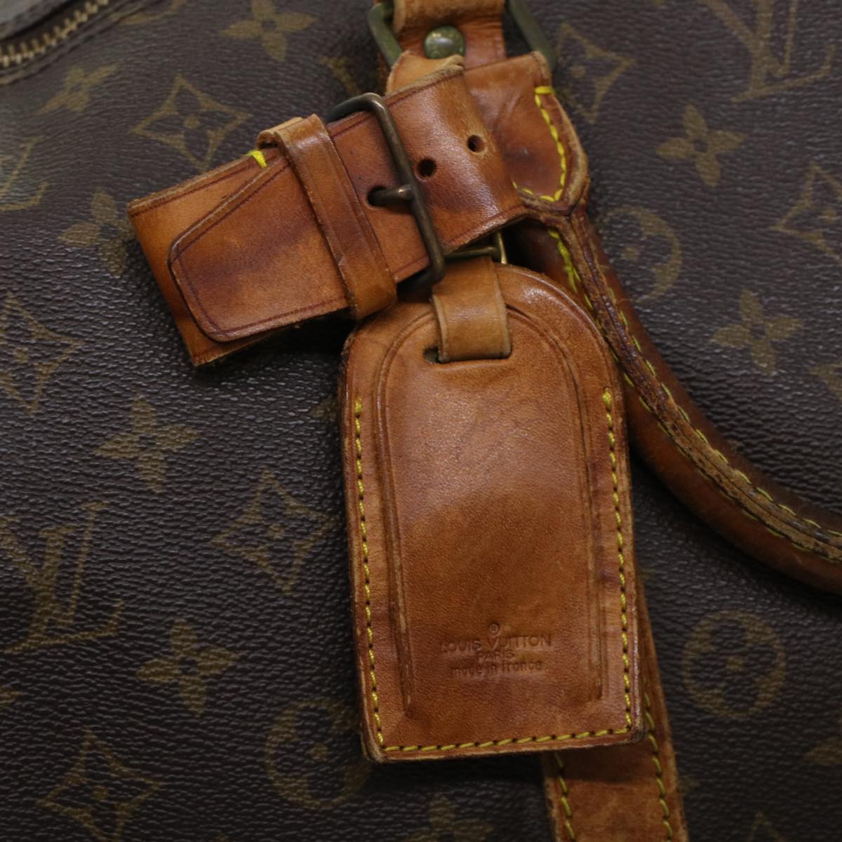 LOUIS VUITTON Monogram Keepall Bandouliere 55 Boston Bag M41414 LV 45231