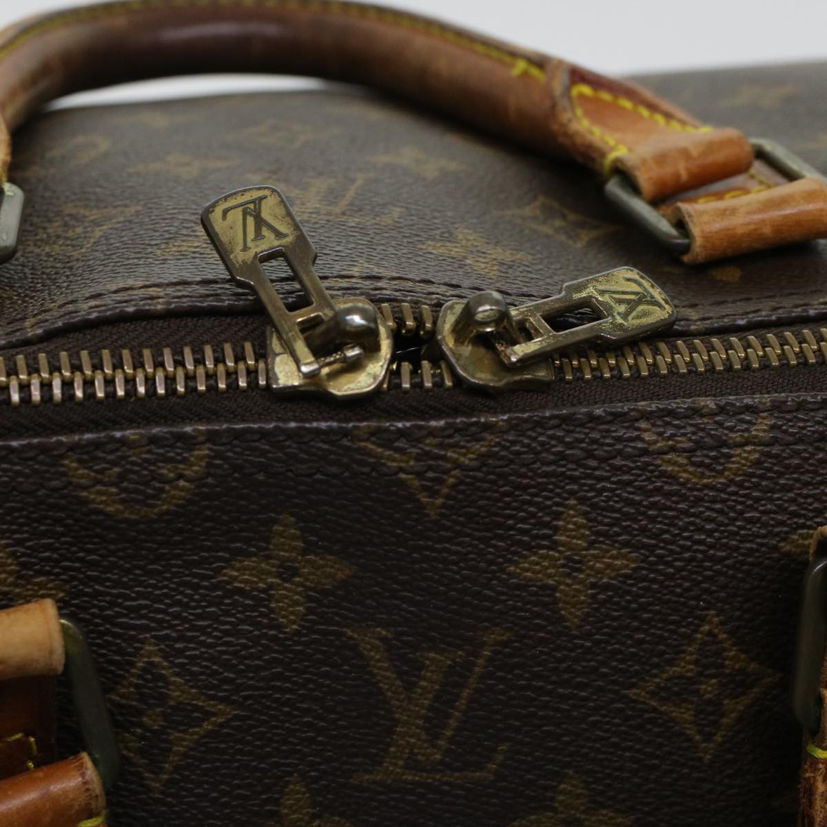 LOUIS VUITTON Monogram Keepall Bandouliere 55 Boston Bag M41414 LV 45231