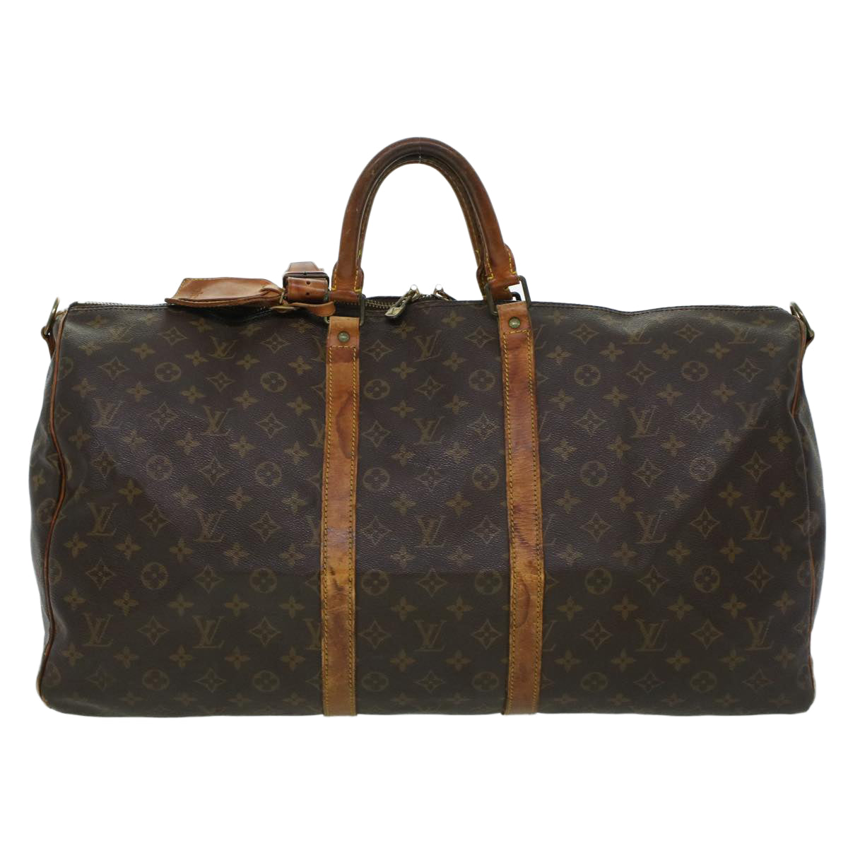 LOUIS VUITTON Monogram Keepall Bandouliere 55 Boston Bag M41414 LV 45231
