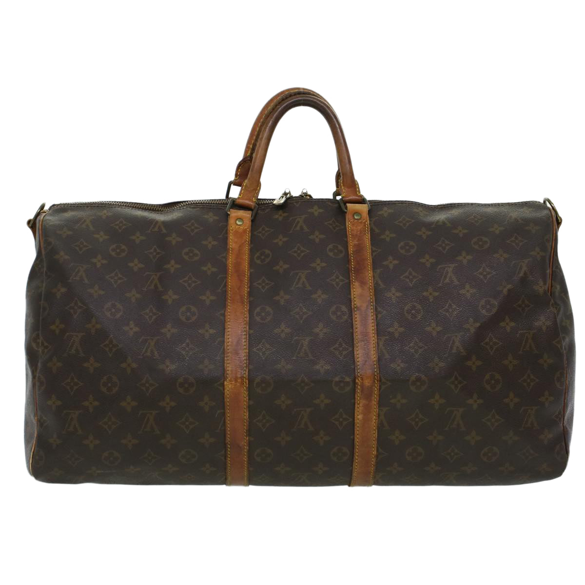 LOUIS VUITTON Monogram Keepall Bandouliere 55 Boston Bag M41414 LV 45231