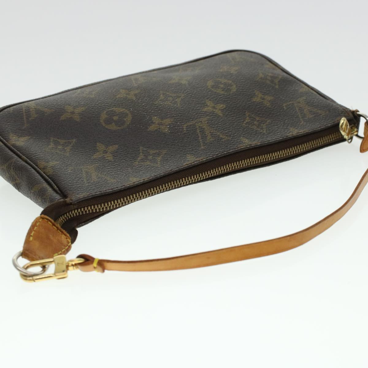 LOUIS VUITTON Monogram Pochette Accessoires Pouch M51980 LV 45233