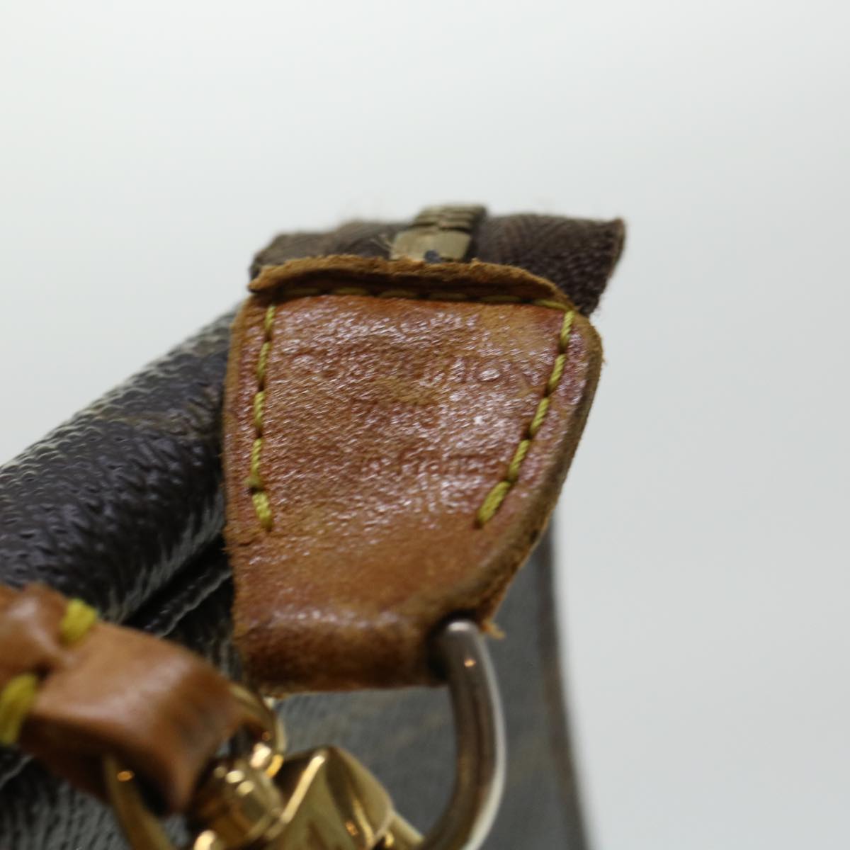 LOUIS VUITTON Monogram Pochette Accessoires Pouch M51980 LV 45233