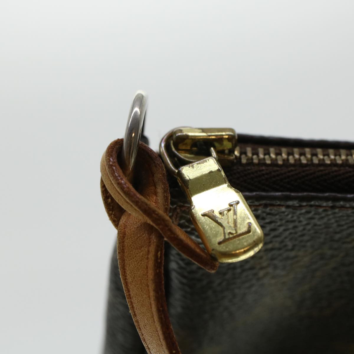 LOUIS VUITTON Monogram Pochette Accessoires Pouch M51980 LV 45233