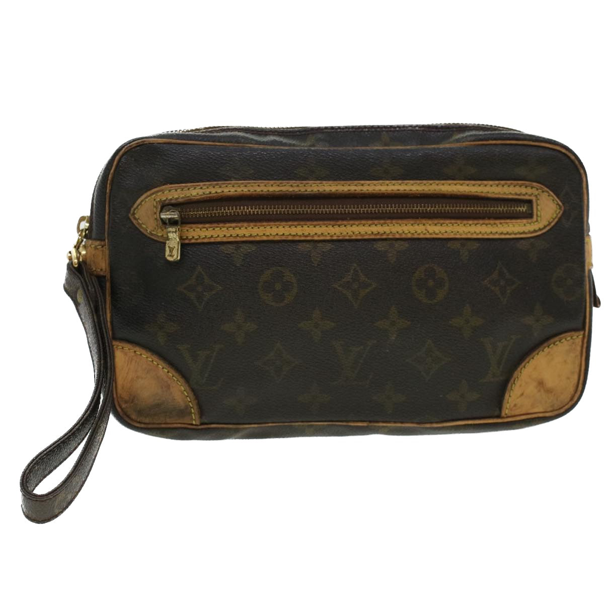 LOUIS VUITTON Monogram Marly Dragonne GM Clutch Bag M51825 LV 45239