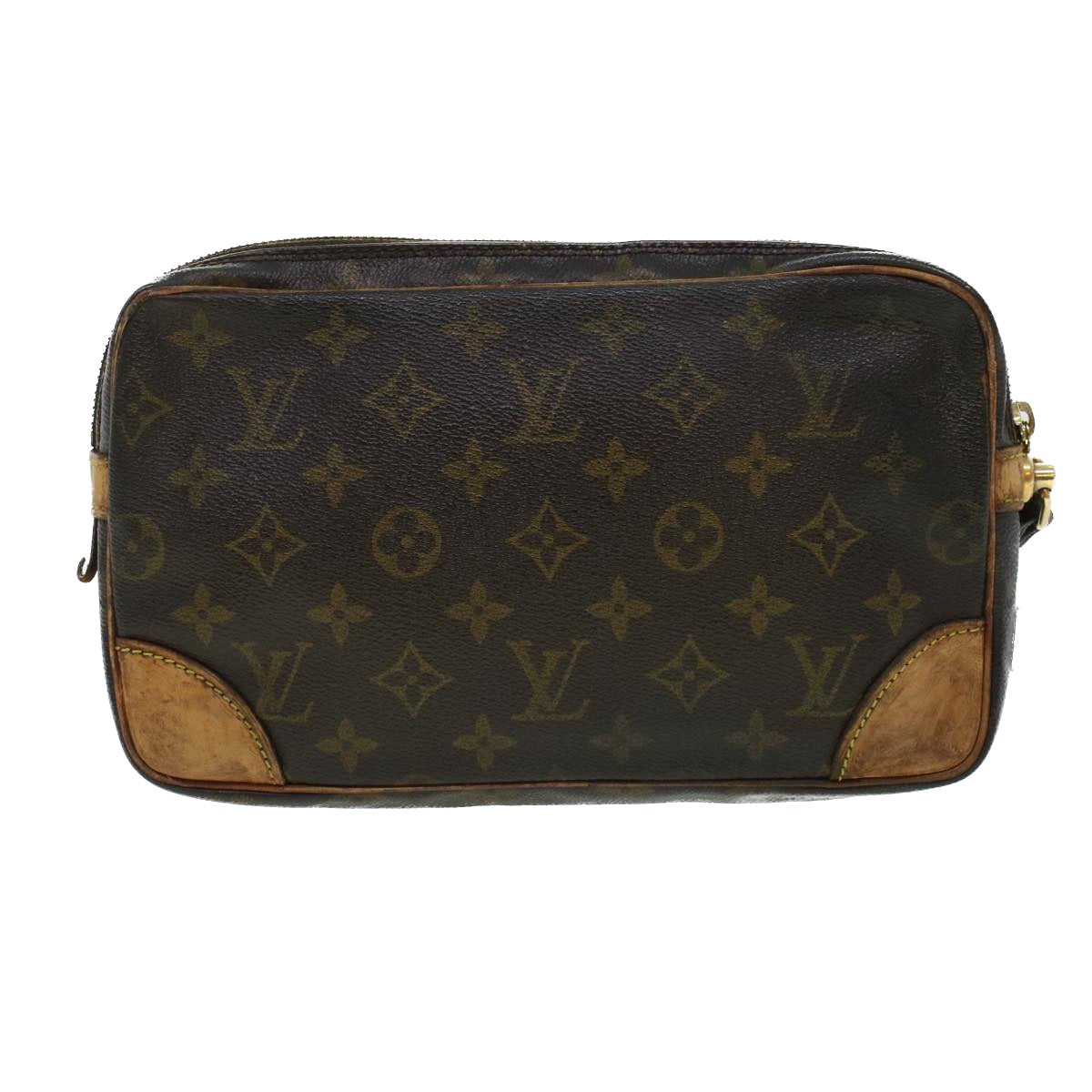 LOUIS VUITTON Monogram Marly Dragonne GM Clutch Bag M51825 LV 45239