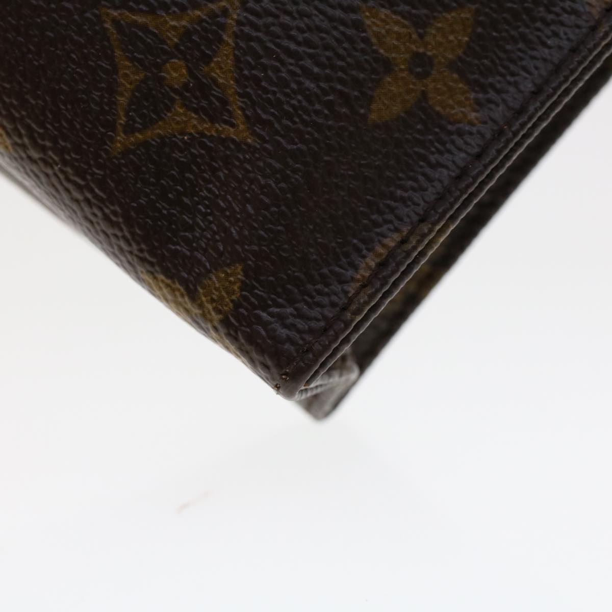 LOUIS VUITTON Monogram Poche Toilette 15 Pouch M47546 LV 45242