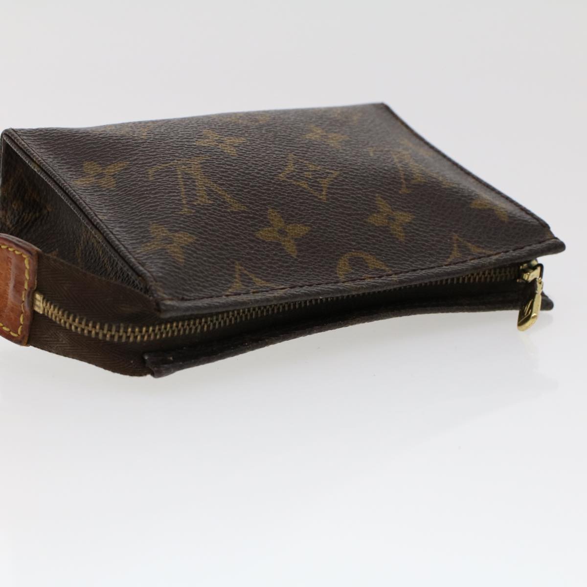 LOUIS VUITTON Monogram Poche Toilette 15 Pouch M47546 LV 45242