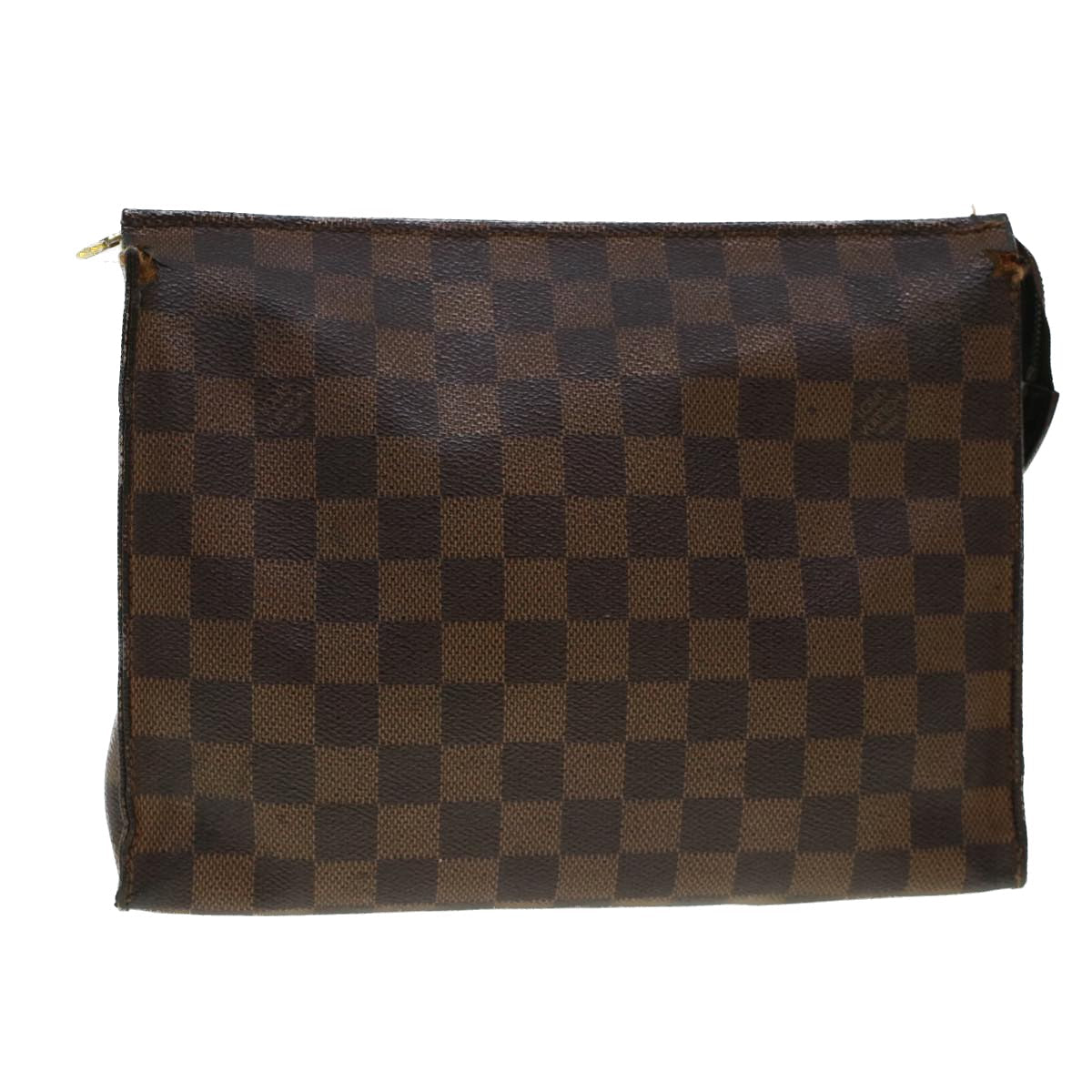 LOUIS VUITTON Damier Ebene Poche Toilette 26 Pouch N47543 LV 45249