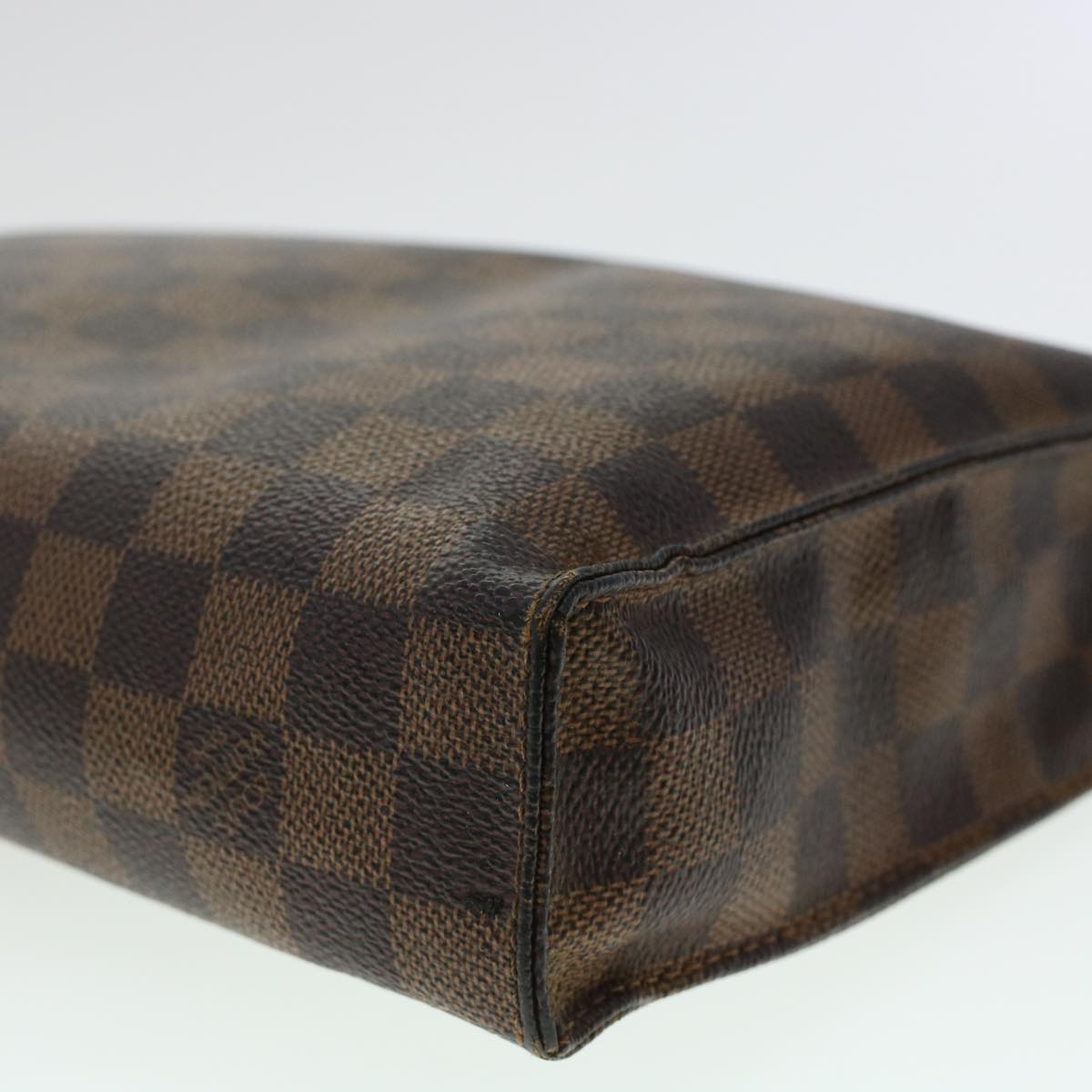 LOUIS VUITTON Damier Ebene Poche Toilette 26 Pouch N47543 LV 45249