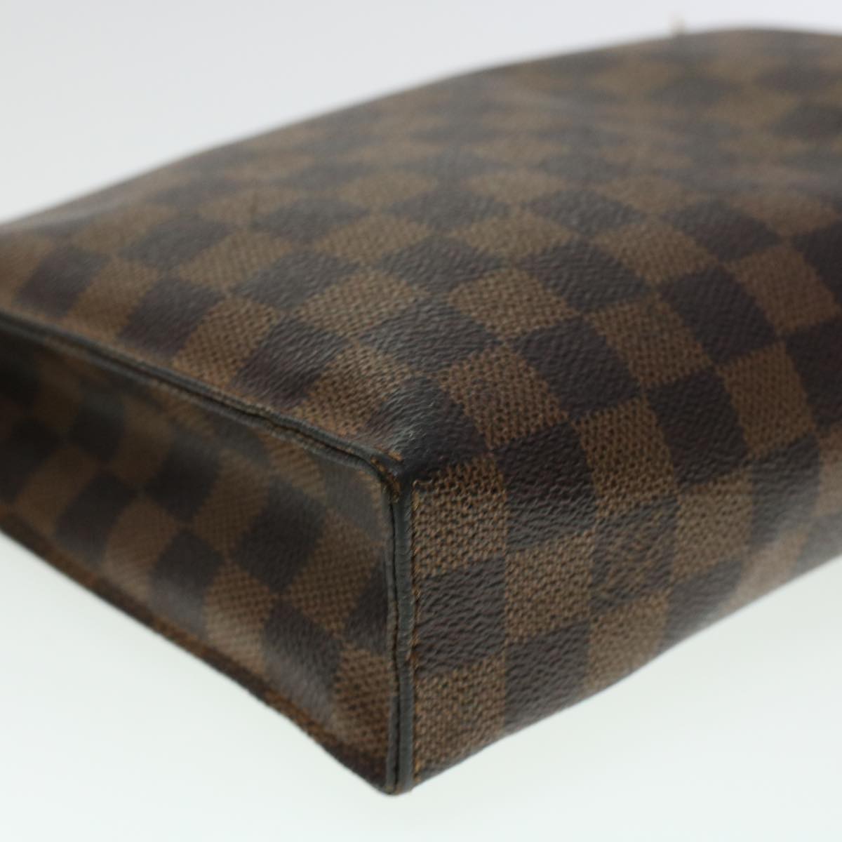 LOUIS VUITTON Damier Ebene Poche Toilette 26 Pouch N47543 LV 45249