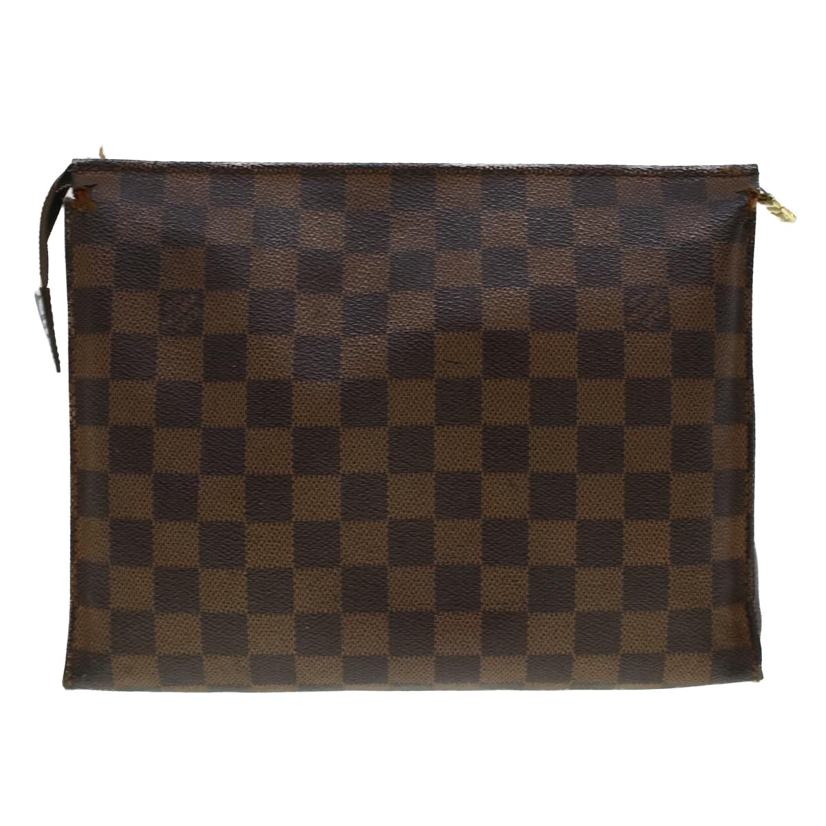 LOUIS VUITTON Damier Ebene Poche Toilette 26 Pouch N47543 LV 45249