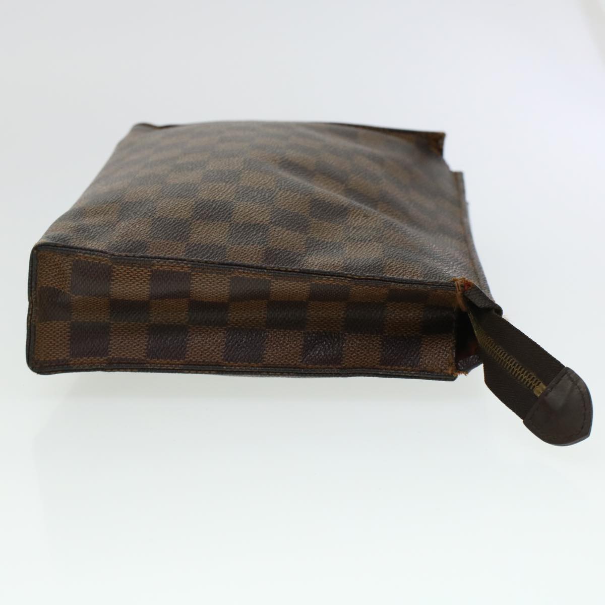 LOUIS VUITTON Damier Ebene Poche Toilette 26 Pouch N47543 LV 45249