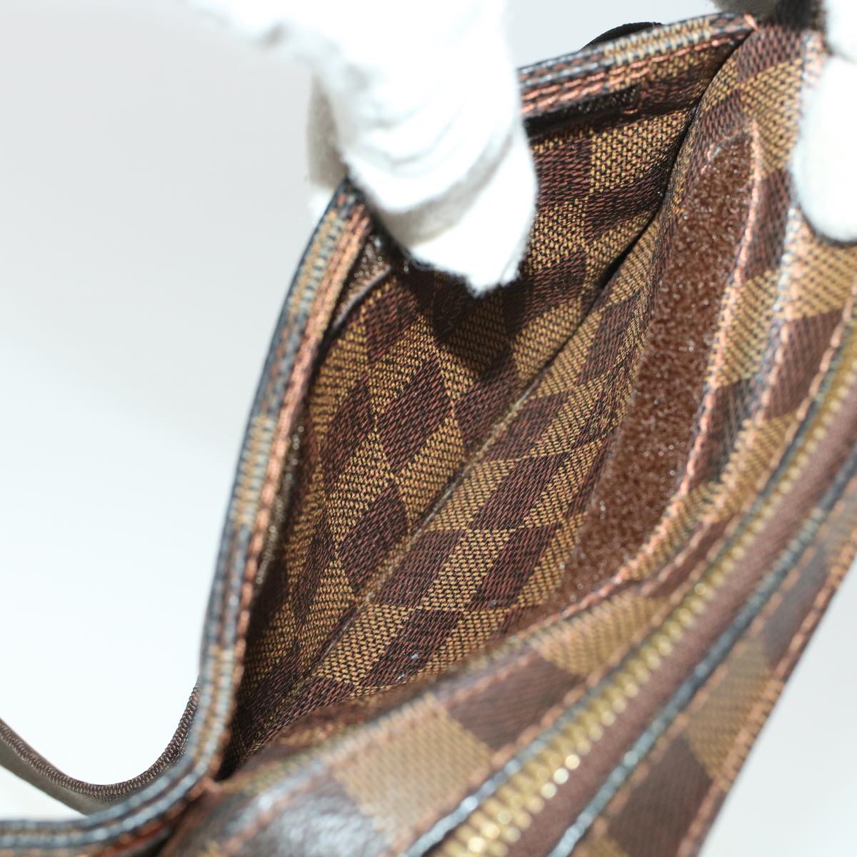 LOUIS VUITTON Damier Ebene Geronimos Shoulder Bag N51994 LV 45251