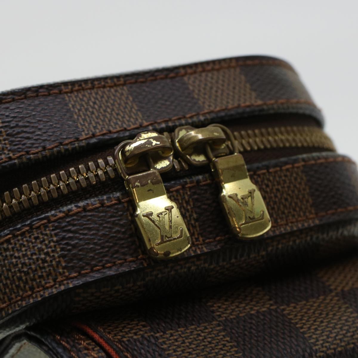 LOUIS VUITTON Damier Ebene Geronimos Shoulder Bag N51994 LV 45251