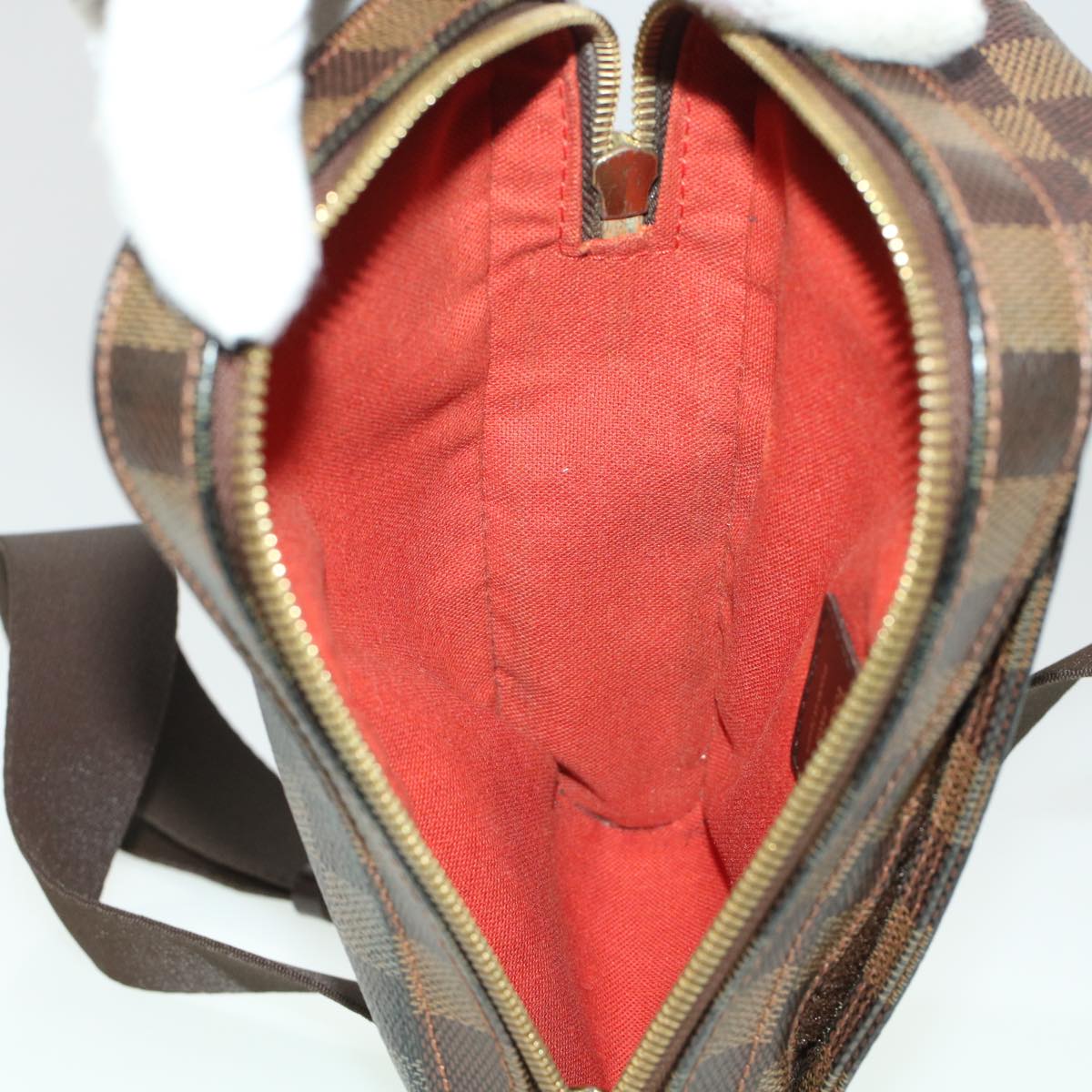 LOUIS VUITTON Damier Ebene Geronimos Shoulder Bag N51994 LV 45251