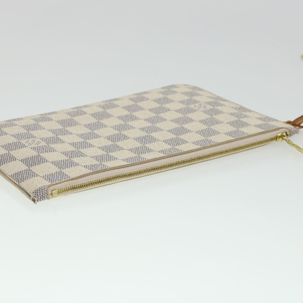 LOUIS VUITTON Damier Azur Neverfull MM Tote Bag N41605 LV 45252