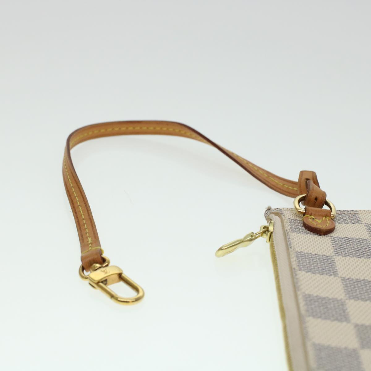 LOUIS VUITTON Damier Azur Neverfull MM Tote Bag N41605 LV 45252