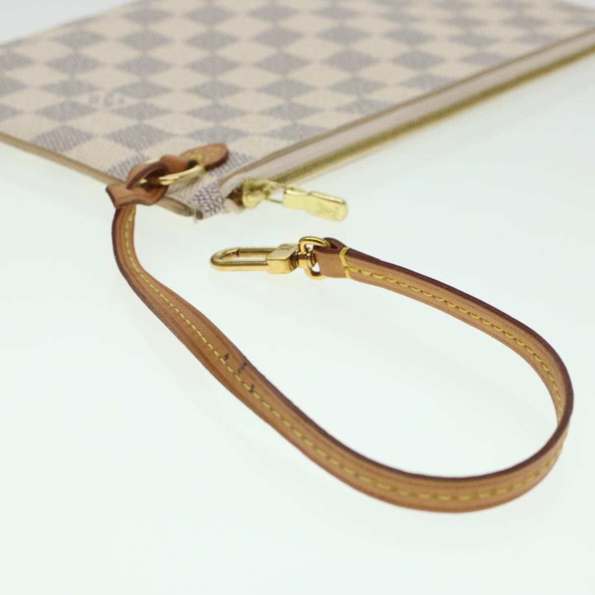 LOUIS VUITTON Damier Azur Neverfull MM Tote Bag N41605 LV 45252