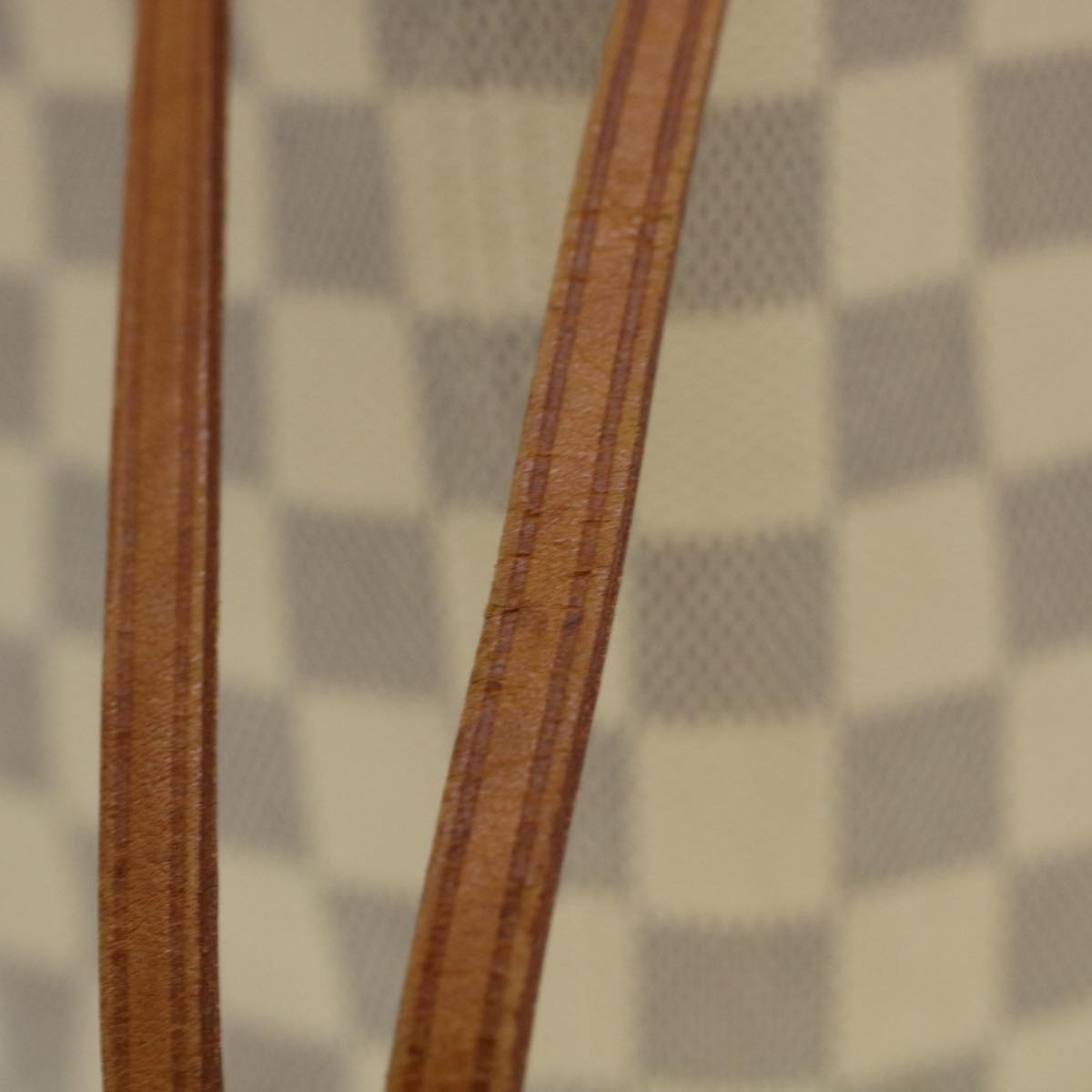 LOUIS VUITTON Damier Azur Neverfull MM Tote Bag N41605 LV 45252
