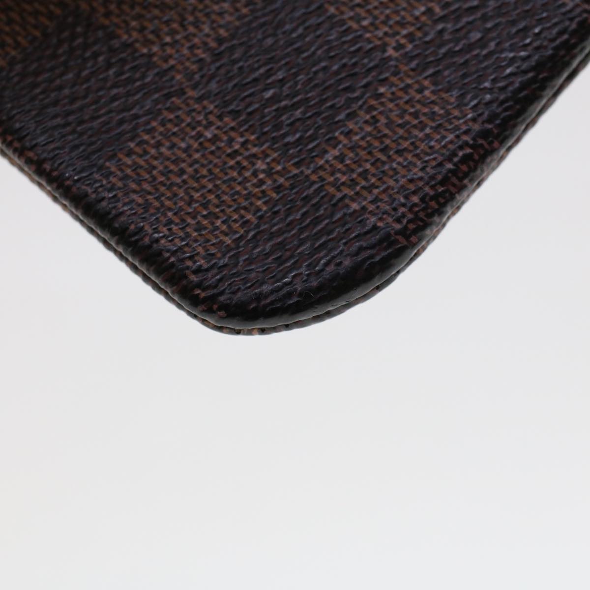LOUIS VUITTON Damier Ebene Pochette Cles Coin Purse N62658 LV 45254