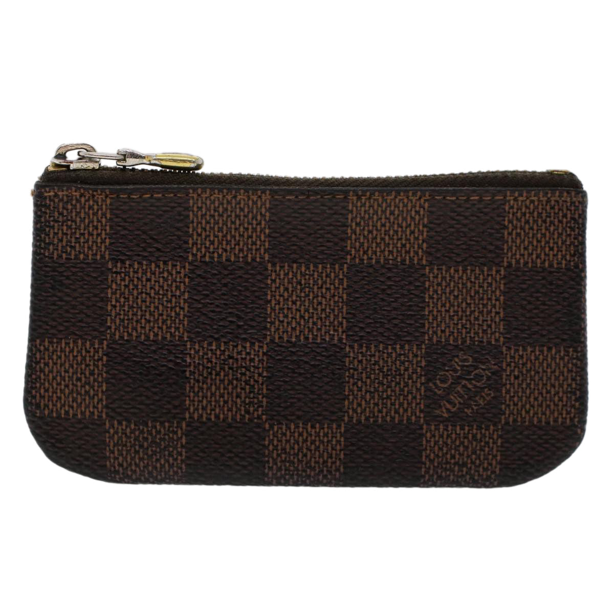 LOUIS VUITTON Damier Ebene Pochette Cles Coin Purse N62658 LV 45254