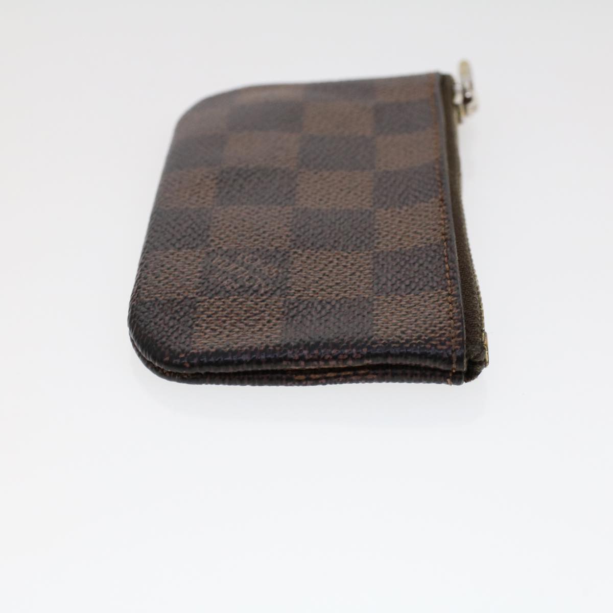 LOUIS VUITTON Damier Ebene Pochette Cles Coin Purse N62658 LV 45254