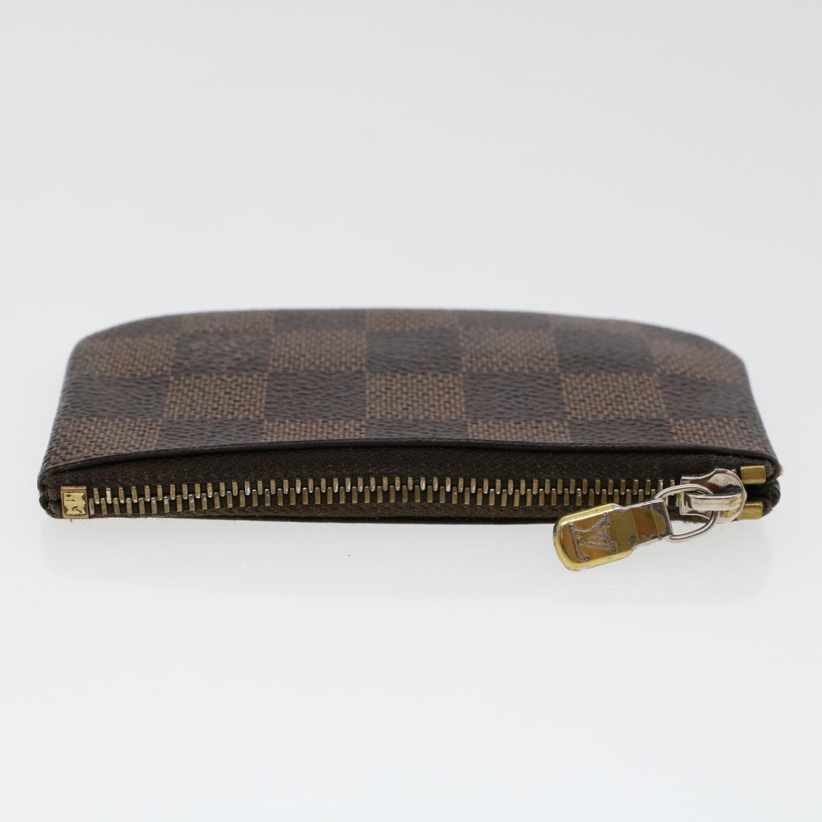 LOUIS VUITTON Damier Ebene Pochette Cles Coin Purse N62658 LV 45254