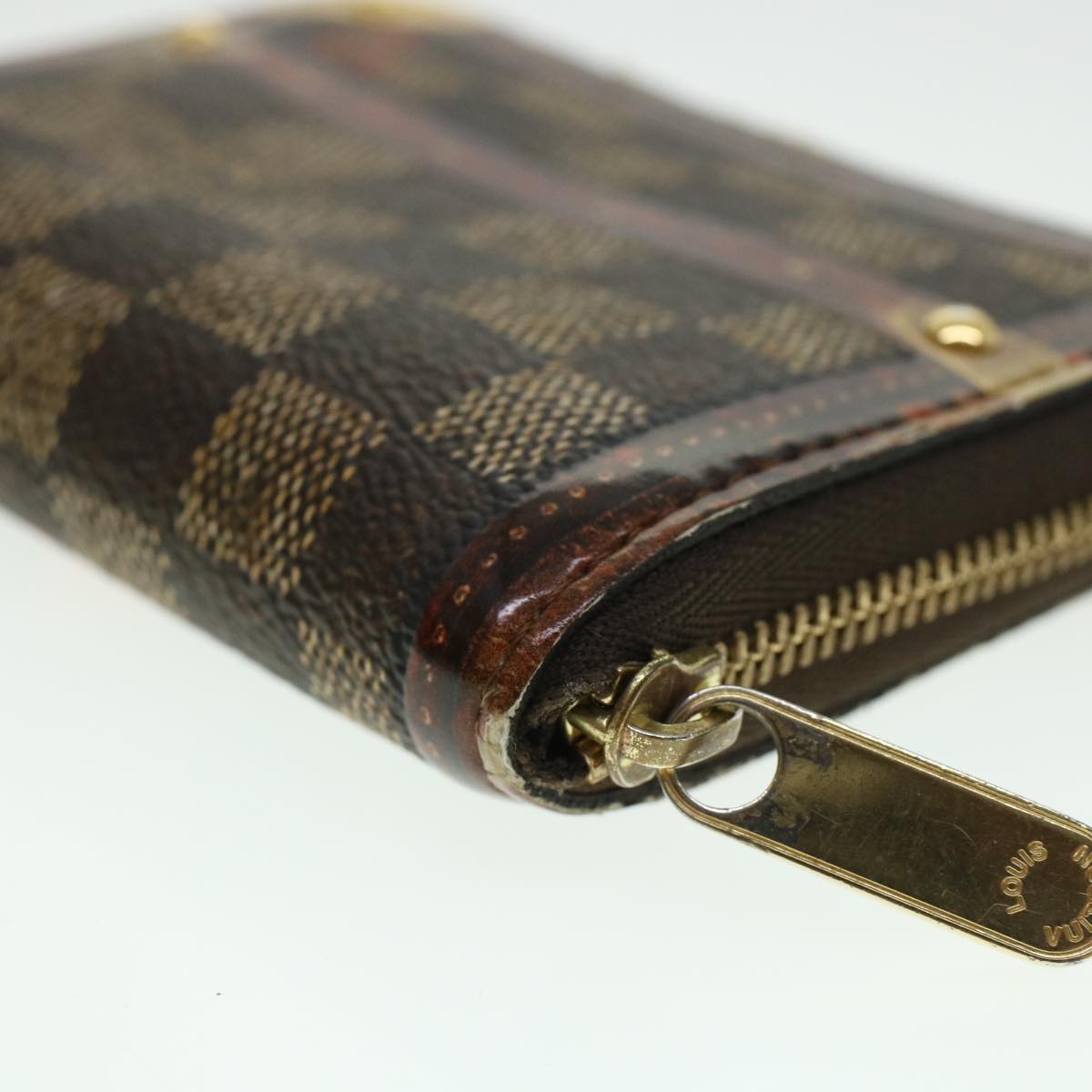 LOUIS VUITTON Damier Trunk Time Zippy Coin Purse Coin Purse M52745 LV 45255