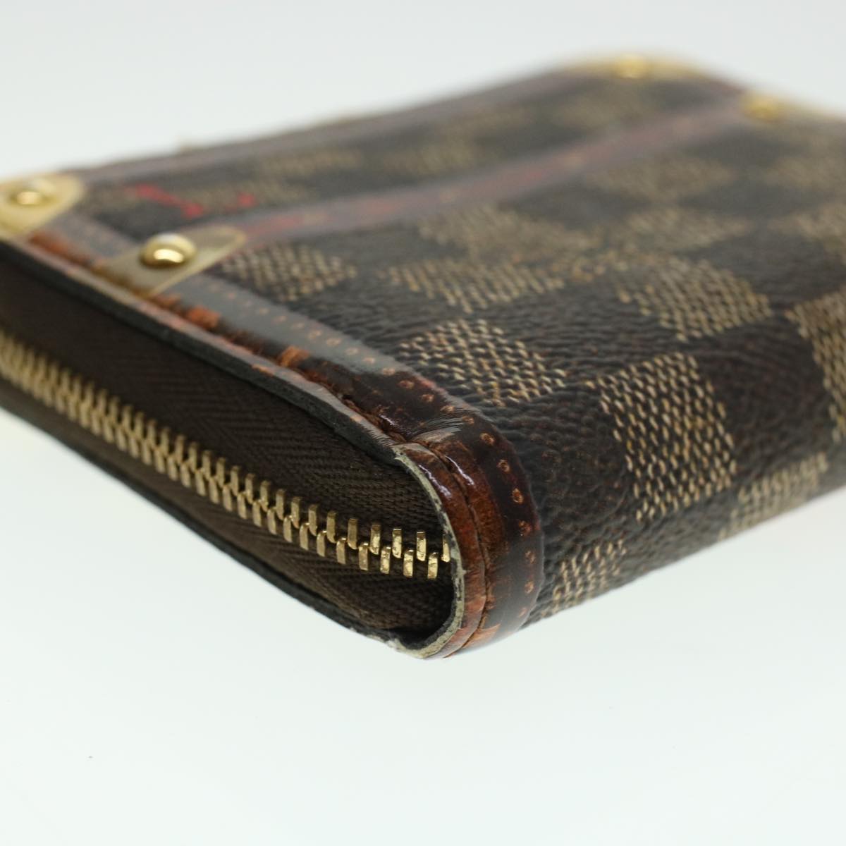 LOUIS VUITTON Damier Trunk Time Zippy Coin Purse Coin Purse M52745 LV 45255