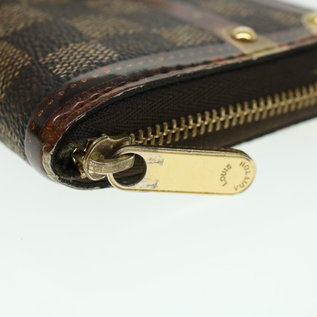 LOUIS VUITTON Damier Trunk Time Zippy Coin Purse Coin Purse M52745 LV 45255