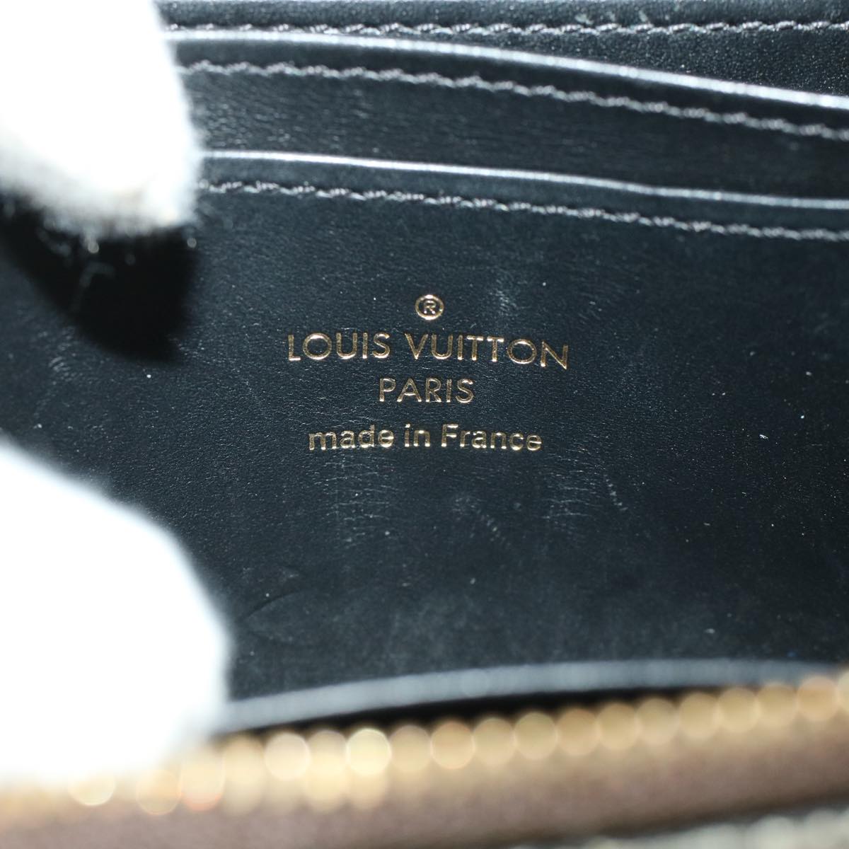 LOUIS VUITTON Damier Trunk Time Zippy Coin Purse Coin Purse M52745 LV 45255